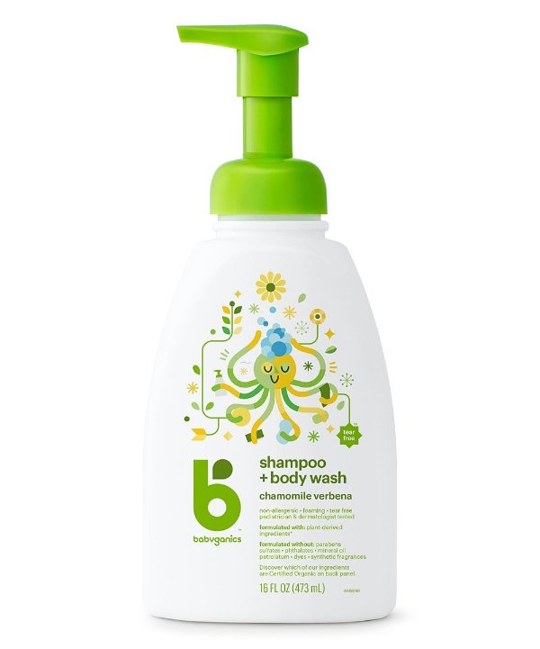 Chamomile Verbena 16-Oz. 2-in-1 Shampoo & Body Wash