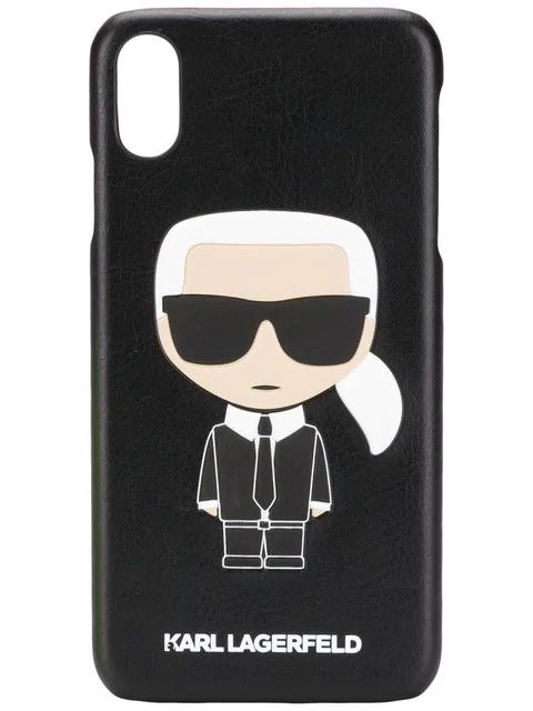 embossed Ikonik Karl iPhone XS Max case