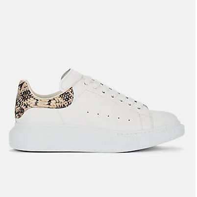 Men's Oversized-Sole Leather Sneakers
