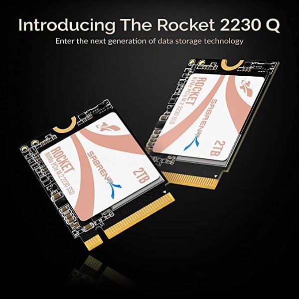 Rocket Q4 2230 NVMe 4.0 2TB High Performance PCIe 4.0 M.2 2230 SSD Compatible with Steam Deck, ASUS ROG Ally, Mini PCs [SB-213Q-2TB]