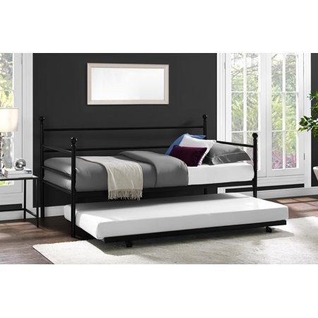 Mainstays Metal Daybed and Trundle, Multiple Colors
