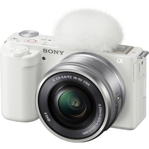 Sony ZV-E10 Mirrorless Camera with 16-50mm Lens (White) on OnBuy