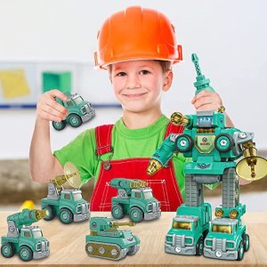 Koviti 5 in 1 Construction Transform Robot Toys