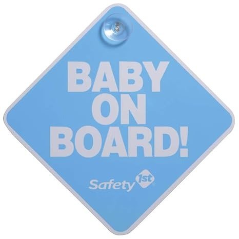 Baby On Board Sign, Blue