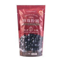 WuFuYuan Tapioca Pearl Boba Black Sugar Flavor 250g