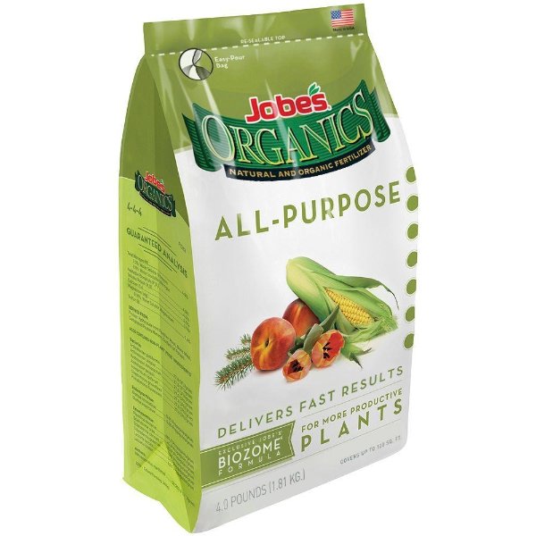 Organic All Purpose Plant Food Fertilizer 4-4-4, 4 lb. 