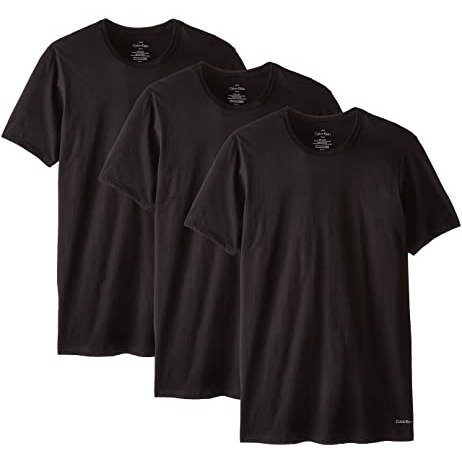 Calvin Klein Men's Cotton Classics Multipack Crew Neck T-Shirts 3 Pack