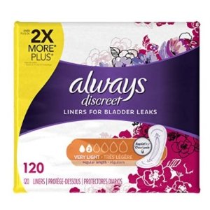 Always Discreet, Incontinence Liners 120 Count