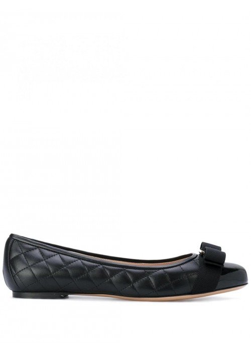 Varina Quilted Leather Ballet Flat