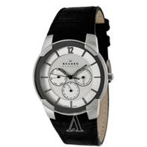 Skagen Men's Leather Watch 856XLSLC