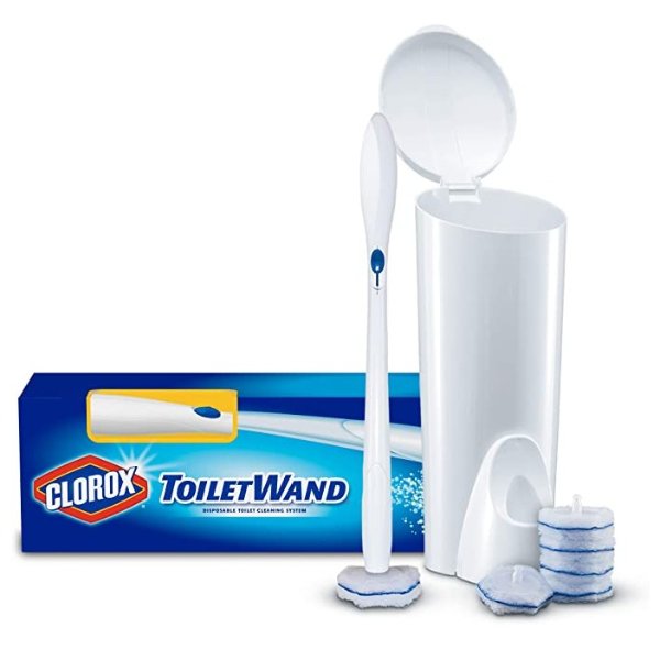 ToiletWand, Disposable Toilet Cleaning System, 6 Disinfecting Toilet Wand Refill Heads