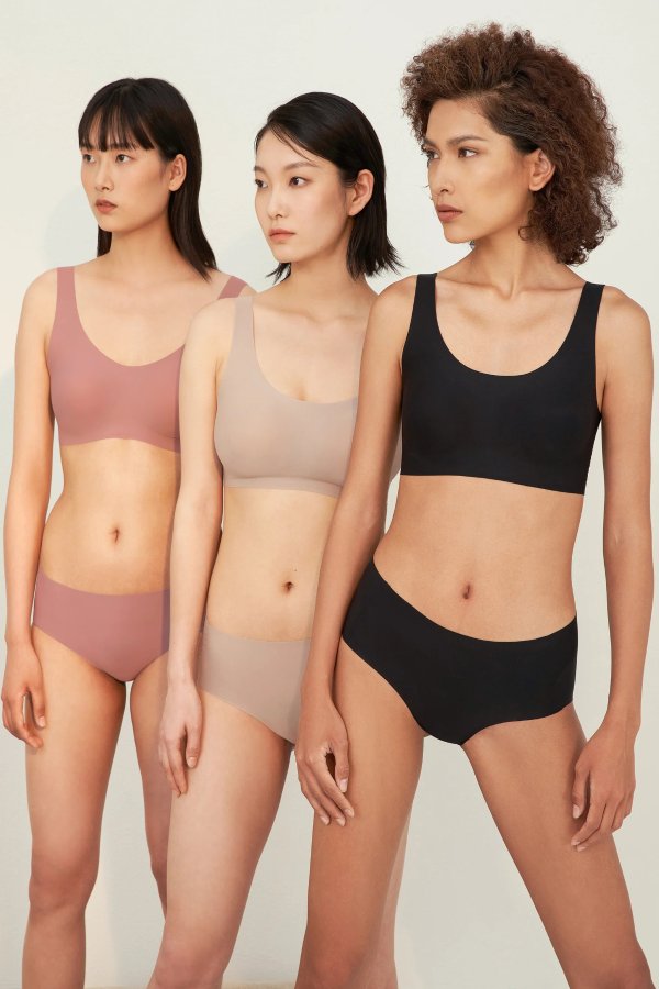 NEIWAI barely zero classic wireless bra, Women's Fashion, New