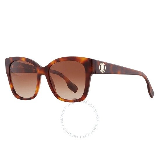 Ruth Brown Gradient Butterfly Ladies Sunglasses BE4345 331613 54