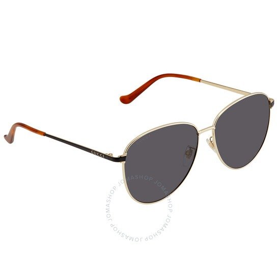 Grey Pilot Men's Sunglasses GG0573SK 001 60