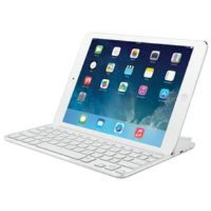 罗技官方翻新 (iPad Air用)超薄蓝牙键盘+支架+保护外壳