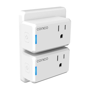 Conico Wi-Fi控制 迷你智能插座 2只