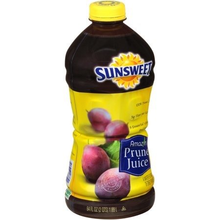 (6 Pack) Sunsweet AmazIn 100% Juice, Prune, 64 Fl Oz, 1 Count