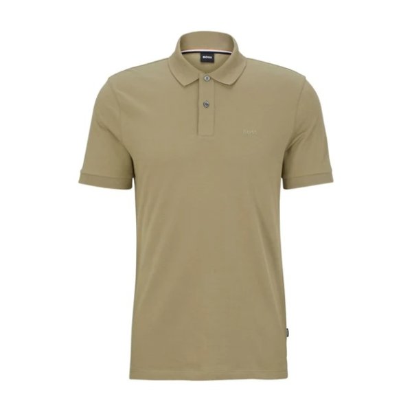 polo shirt with embroidered logo