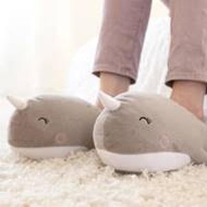 Narwhal USB Heated Slippers