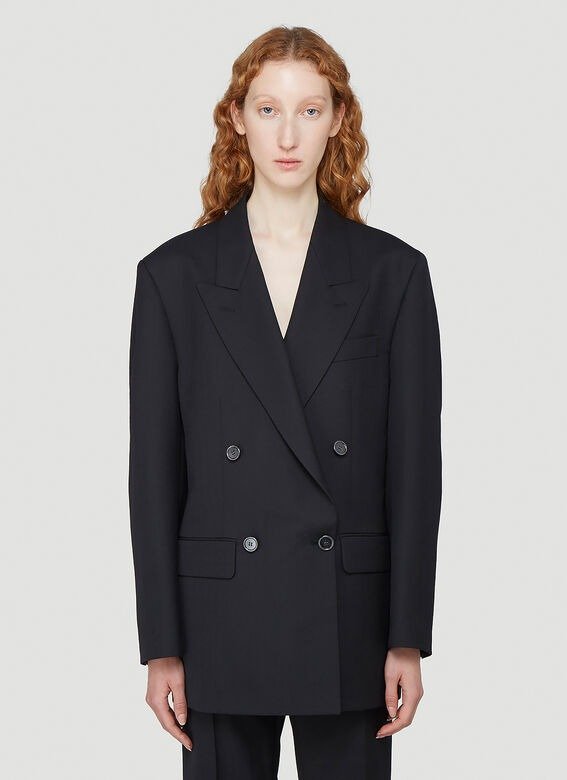Oversized Suit Jacket in Black