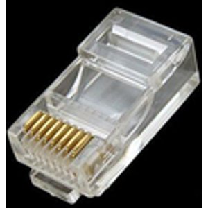 RJ45 Clear Ethernet Cable End 10-Pack for 89 cents + free shipping