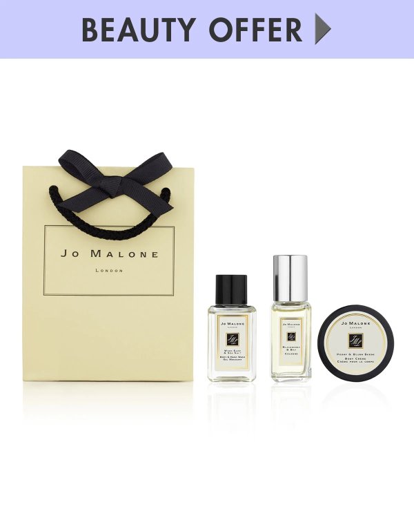 Yours with any $135 Jo Malone London Purchase