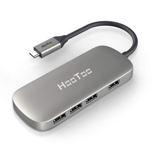 HooToo Type C Adapter Hub with 4 USB 3.0 Ports
