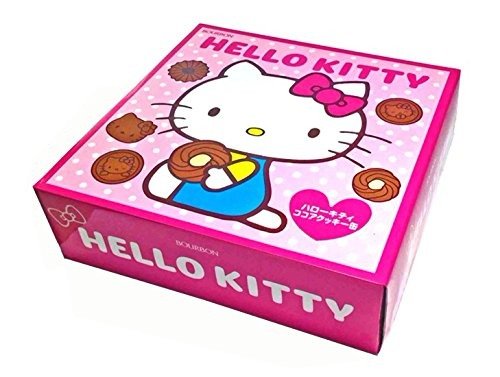 54 sheets Bourbon Hello Kitty cocoa cookies can