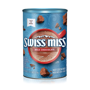 Swiss Miss Cocoa Milk Chocolate Canister, 45.68 Ounce (Pack of 6)