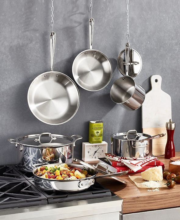 D3 Stainless Steel 10-Pc. Cookware Set