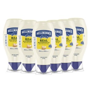 Hellmann's Real Mayonnaise 20 oz, Pack of 6