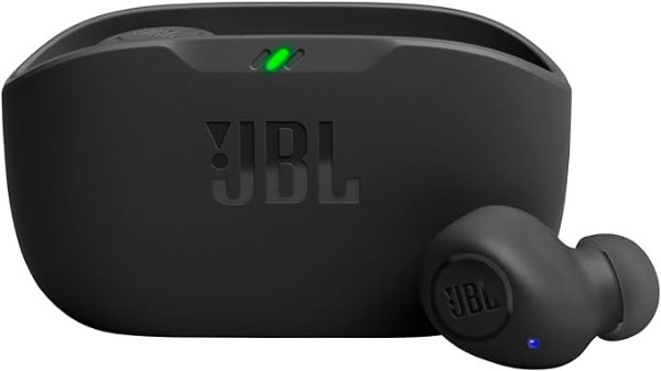 Vibe Buds True Wireless Headphones - Black, Small