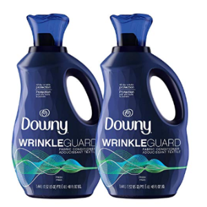 Downy Wrinkleguard Liquid Fabric Softener and Conditioner  2 Pack of 48 fl oz. Wrinkle Guard Bottles