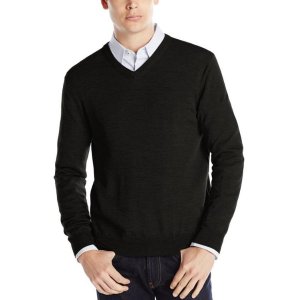 Calvin Klein Men's Merino V-Neck Sweater