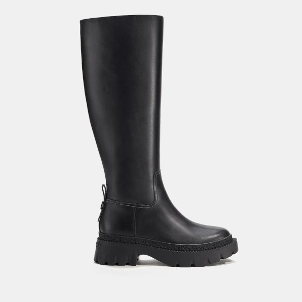Julietta Knee High Leather Boots - UK 3