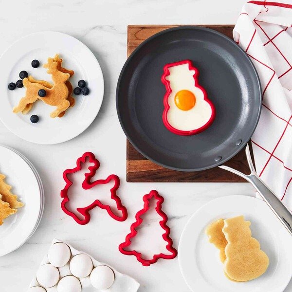 Sur La Table Holiday Pancake & Egg Molds, Set of 3 | Sur La Table