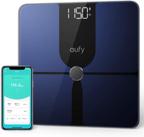 eufy by Anker, Smart Scale P1 with Bluetooth, Body Fat Scale