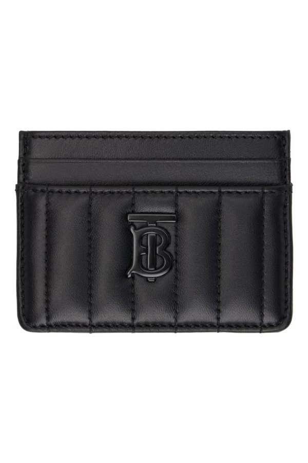 Black Quilted TB Card Holder
