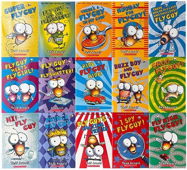 Fly Guy 15 Books Complete Series Collection Pack Set, 1-15 Books of Boxed Set