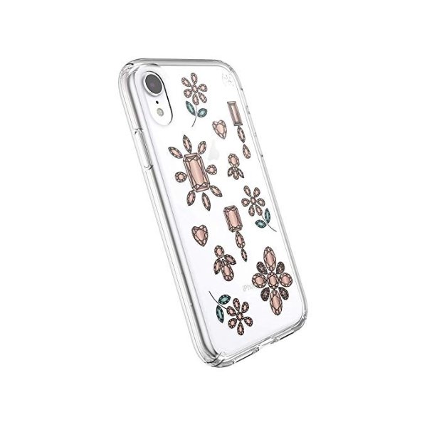iPhone XR 钻石花卉图案保护壳