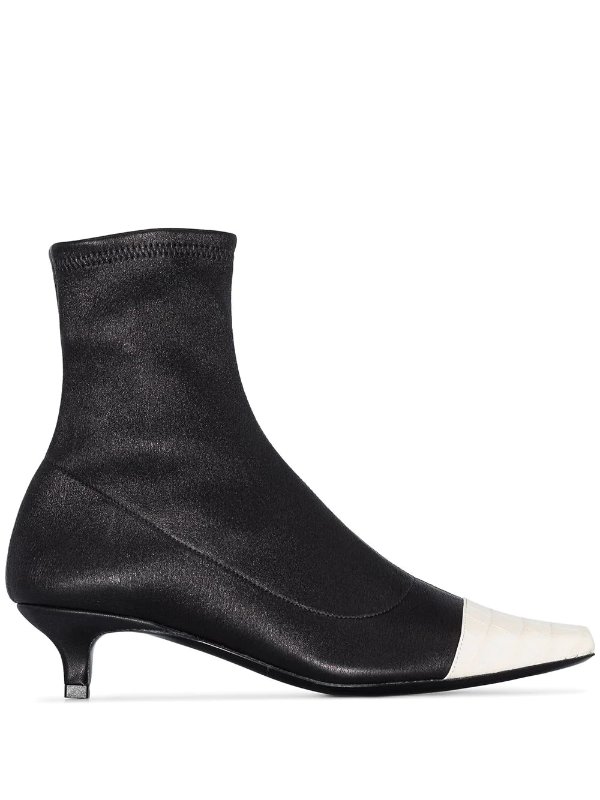 Karl 30mm cap toe ankle boots