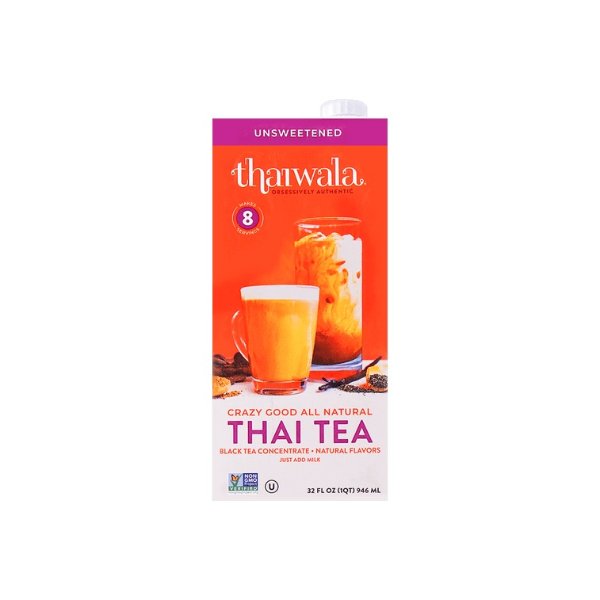 Thaiwala Unsweetened Tea Concentrate 32 Fl.oz