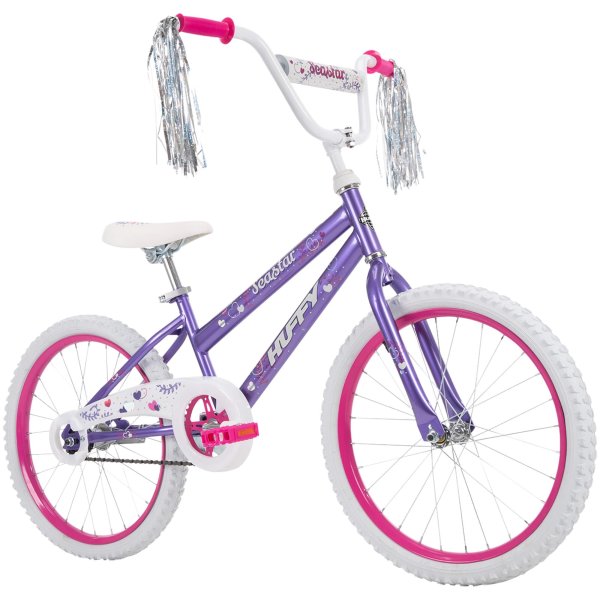 20" Sea Star Girls Bike for Kids, Purple