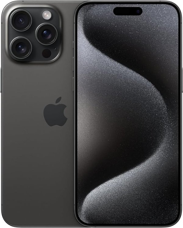 Apple iPhone 15 Pro Max (1 TB) - 黑色钛金属