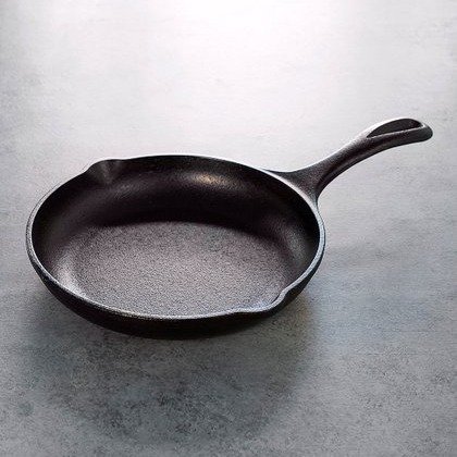 8'' Chef Style Cast Iron Skillet