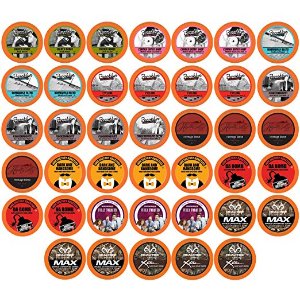Two Rivers Bold Roast Single-Cup Sampler Pack for Keurig K-Cup Brewers, 100 Count