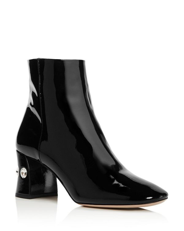 Women's Rocchetto Patent Leather Booties