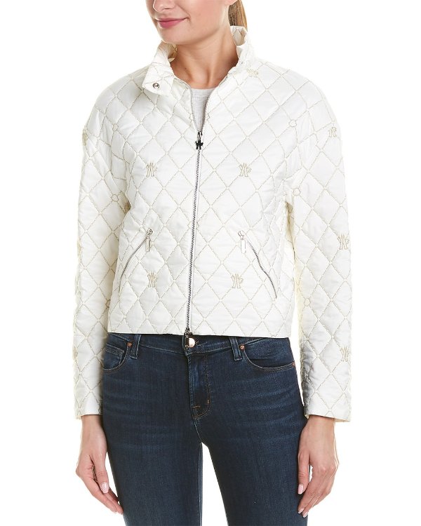 Quilted Silk-Lined Jacket
