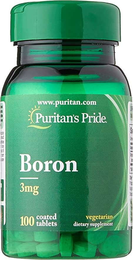 Boron 3 mg Tablets, 100 Count