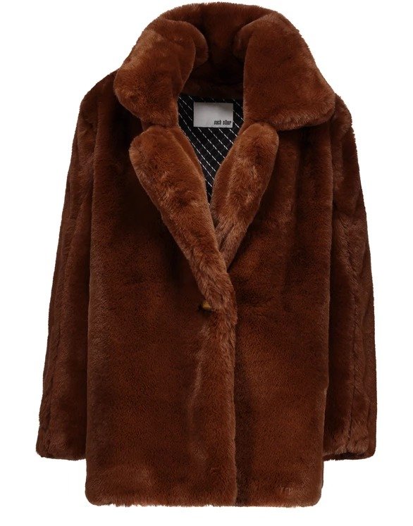 Fake fur coat